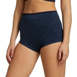 Splitz59 Lizzie Seamless Hot Shorts Blue Gym Workout Yoga Shapewear Panties XS